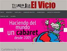 Tablet Screenshot of elvicio.com.mx